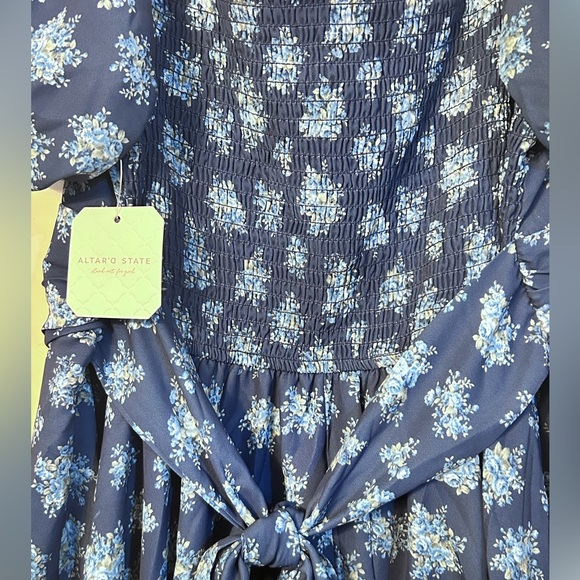 NWT Altar’d State Poppy puff sleeve floral romper, size XXL - Picture 5 of 7